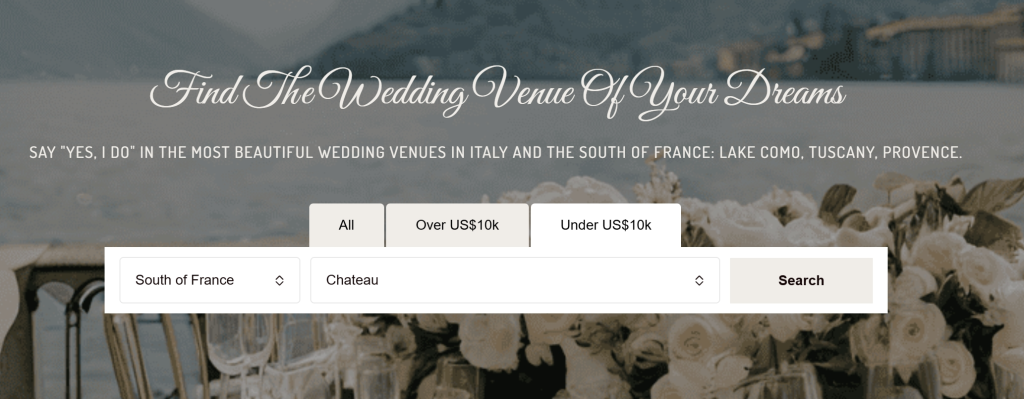 Find Affordable Wedding Venues in Europe